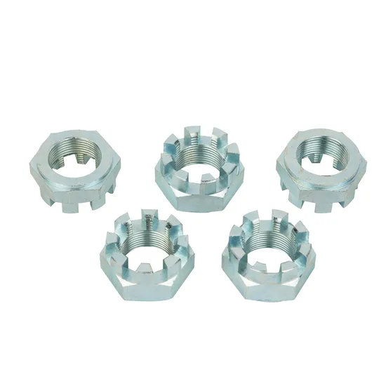 Trailer with Slotted Locking Nut DIN935 DIN937